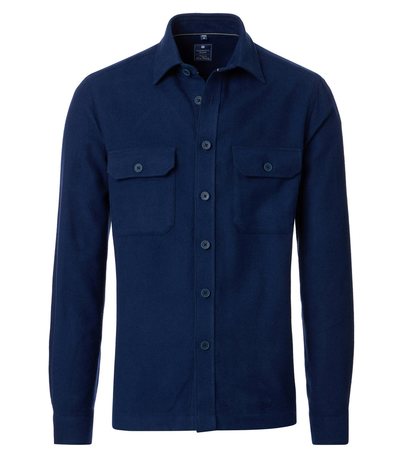 Flanell Comfort Fit Shirt - Blue
