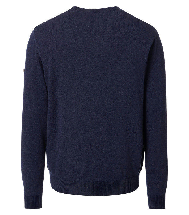 Round Neck Jumper - Blue
