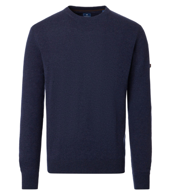 Round Neck Jumper - Blue