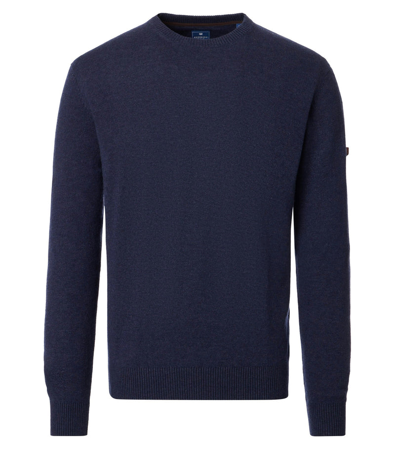 Round Neck Jumper - Blue