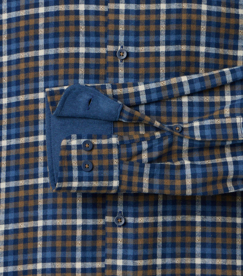 Flanell Comfort Fit Shirt - Brown