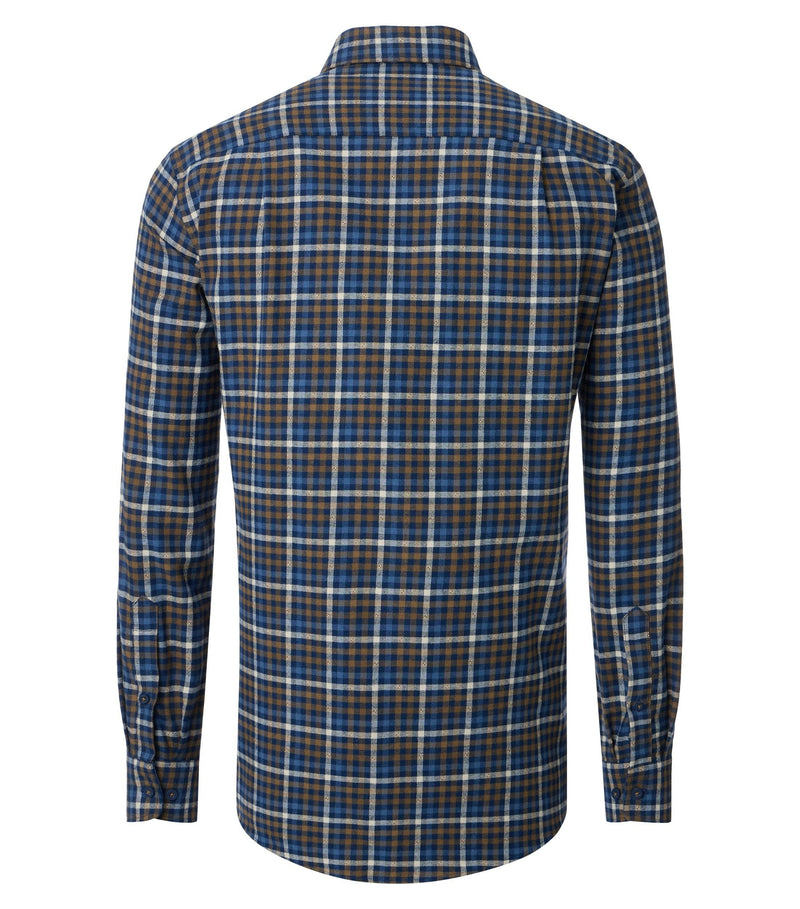 Flanell Comfort Fit Shirt - Brown