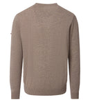 Round Neck Jumper - Brown