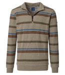 Troyer Zip Sweatshirt - Brown