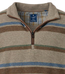 Troyer Zip Sweatshirt - Brown