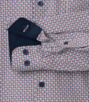 Print Comfort Buttondown Shirt - Red