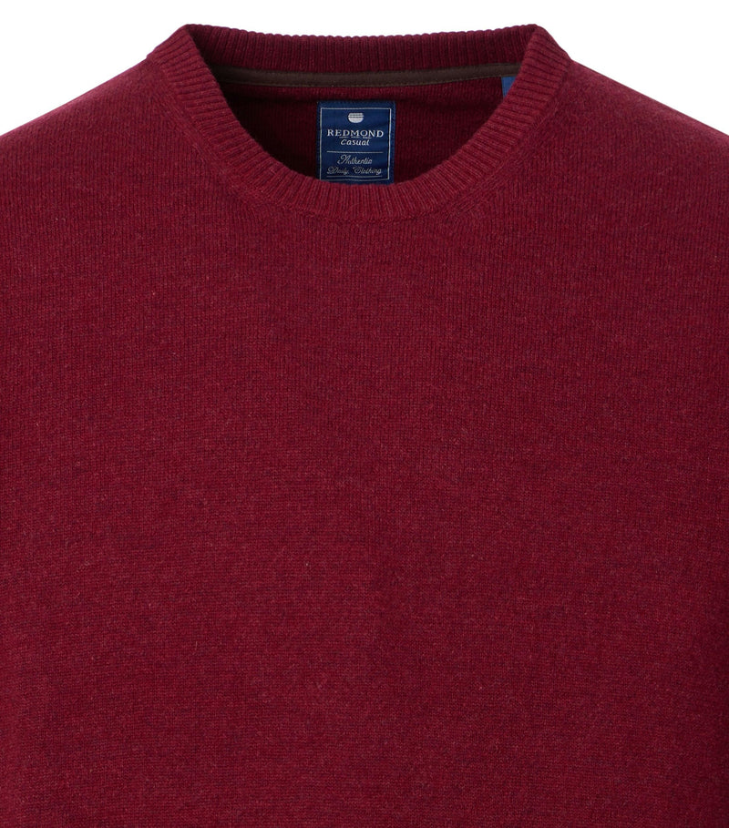 Round Neck Jumper - Red