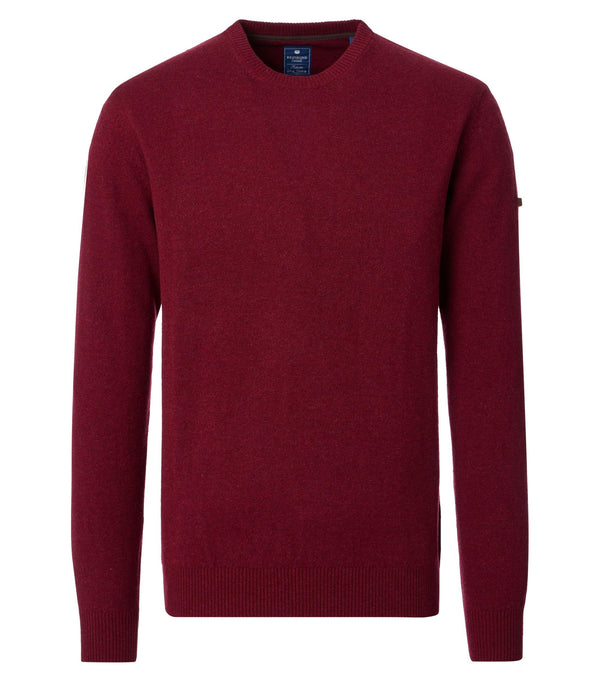 Round Neck Jumper - Red