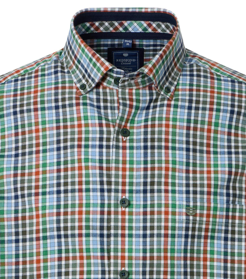 Twill Comfort Buttondown Shirt - Green