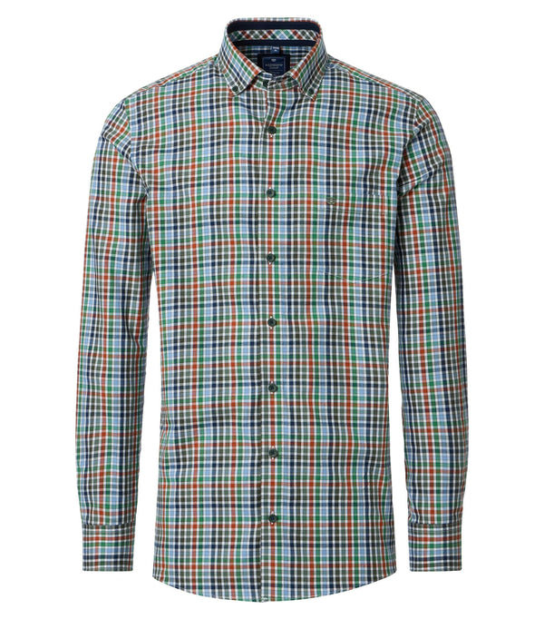 Twill Comfort Buttondown Shirt - Green