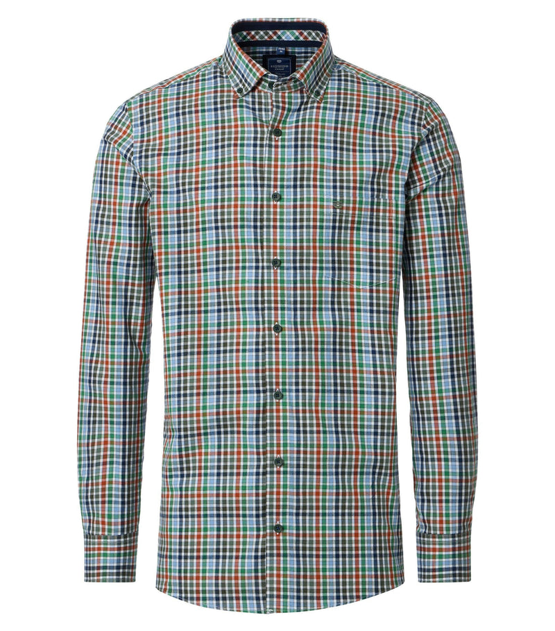 Twill Comfort Buttondown Shirt - Green