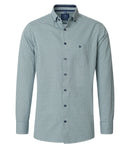 Print Comfort Buttondown Shirt - Green
