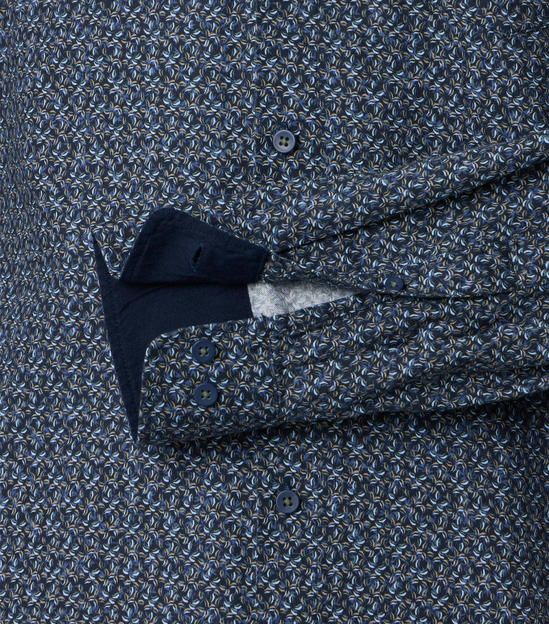 Print Comfort Fit Shirt - Green