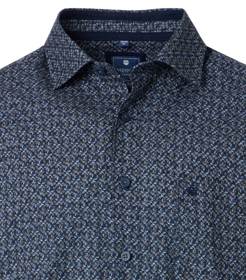 Print Comfort Fit Shirt - Green