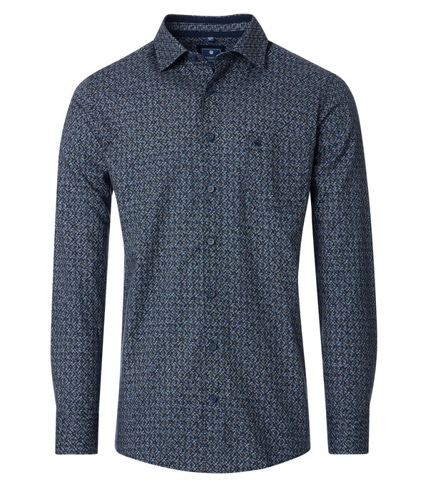 Print Comfort Fit Shirt - Green