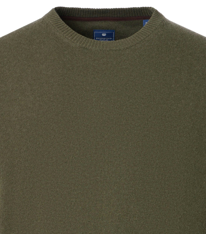 Round Neck Jumper - Green