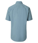 Print Short Sleeve Shirt - Blue