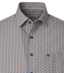 Print Short Sleeve Shirt - Terra