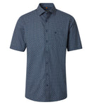 Print Short Sleeve Shirt - Orange