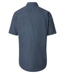 Print Short Sleeve Shirt - Orange