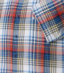 Print Short Sleeve Shirt - Orange