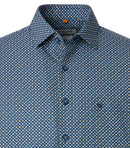 Print Short Sleeve Shirt - Yellow