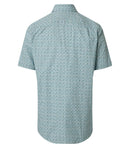 Print Short Sleeve Shirt - Green