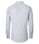 Print Comfort Buttondown Shirt - Blue