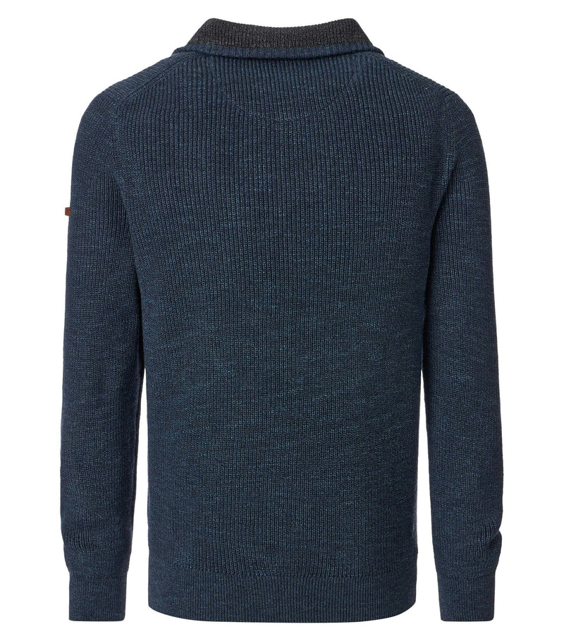 Troyer Zip Jumper - Blue