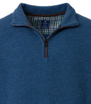 Troyer Zip Sweatshirt - Blue 121