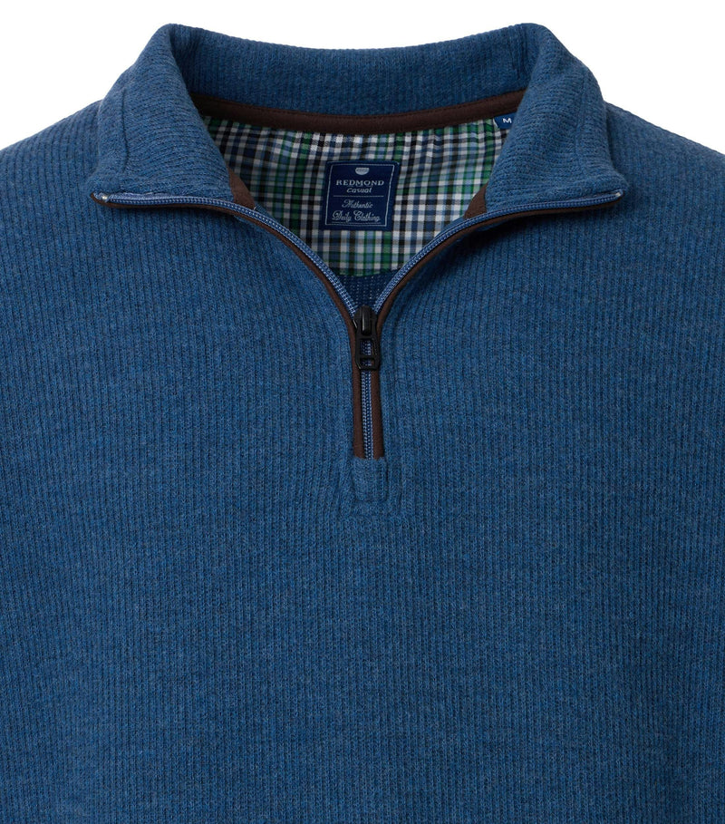 Troyer Zip Sweatshirt - Blue 121
