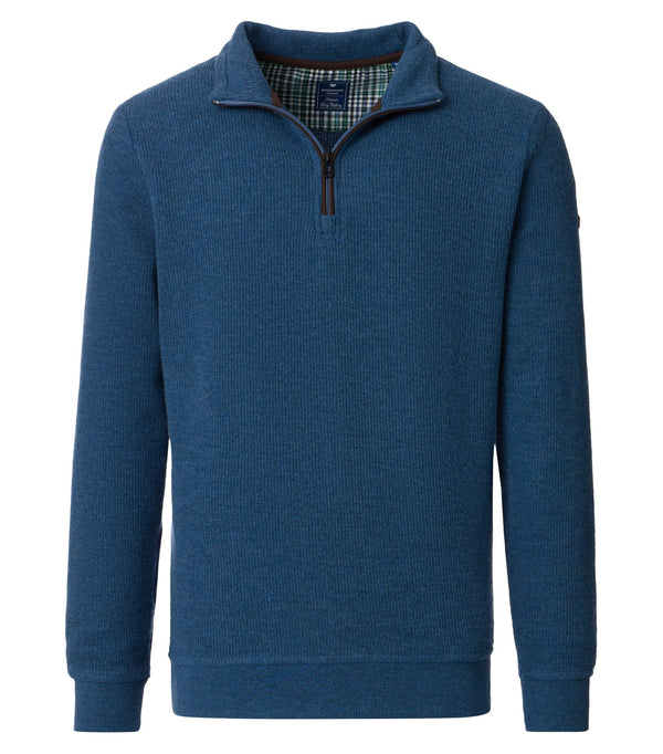 Troyer Zip Sweatshirt - Blue 121