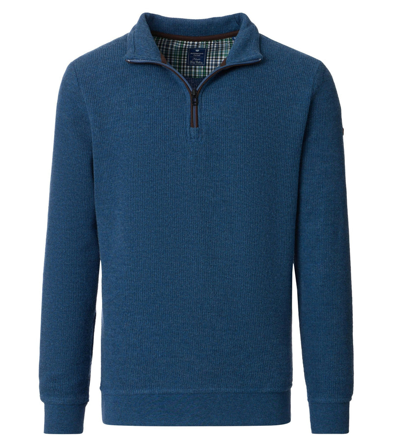 Troyer Zip Sweatshirt - Blue 121