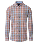 Twill Comfort Buttondown Shirt - Orange