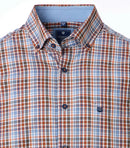 Twill Comfort Buttondown Shirt - Orange