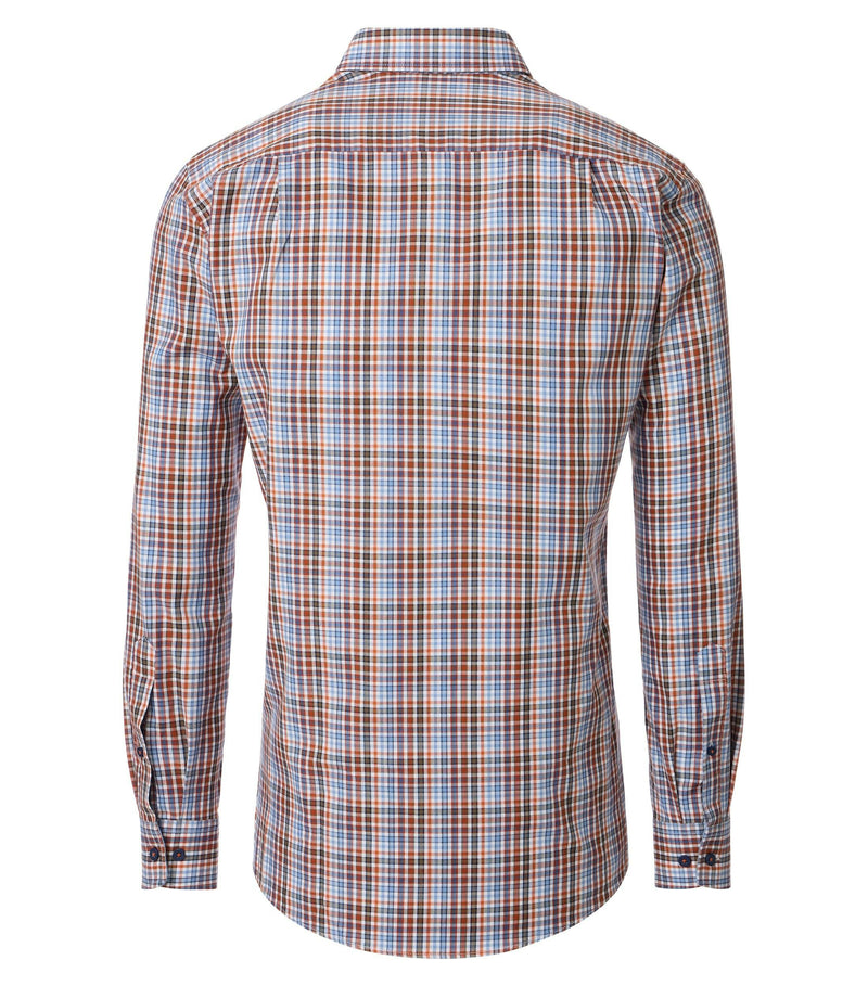 Twill Comfort Buttondown Shirt - Orange