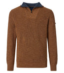Troyer Zip Jumper - Brown