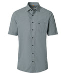 Print Short Sleeve Shirt - Camel Brown