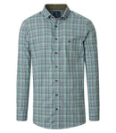 Twill Comfort Buttondown Shirt - Green