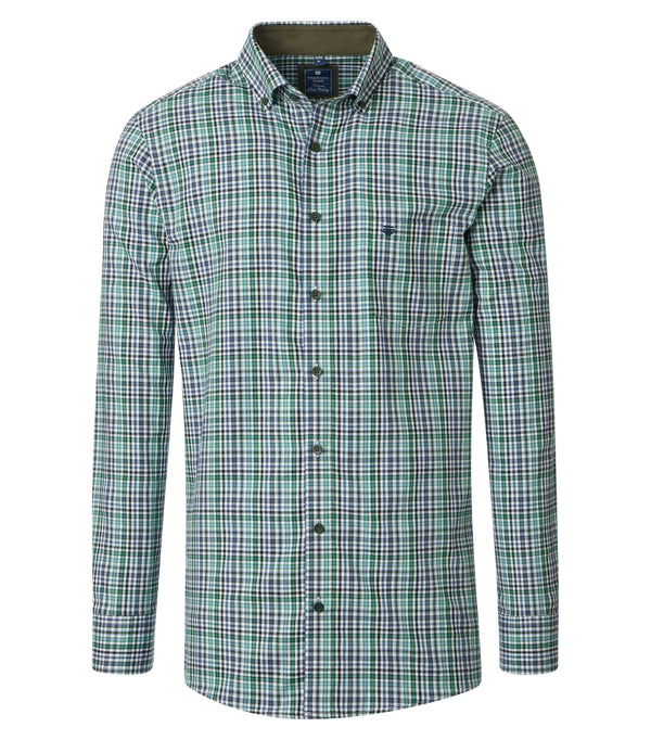 Twill Comfort Buttondown Shirt - Green