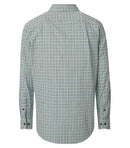 Print Comfort Buttondown Shirt - Green