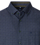 Print Comfort Buttondown Shirt - Green