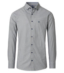 Print Comfort Buttondown Shirt - Green