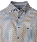 Print Comfort Buttondown Shirt - Green