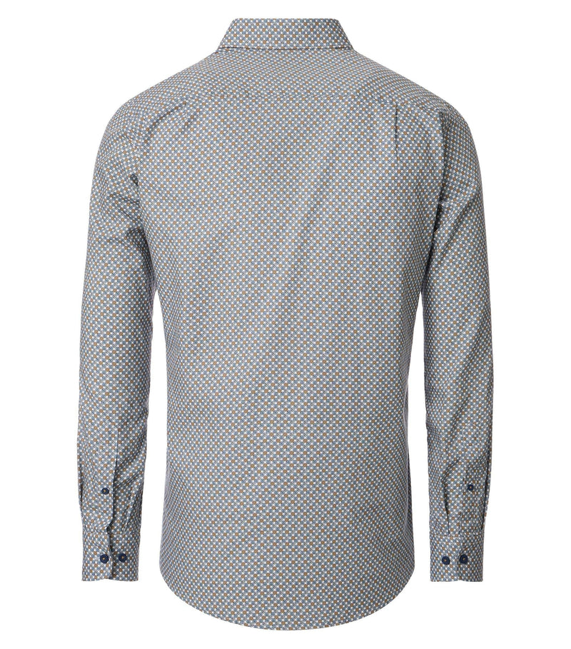 Print Comfort Buttondown Shirt - Green