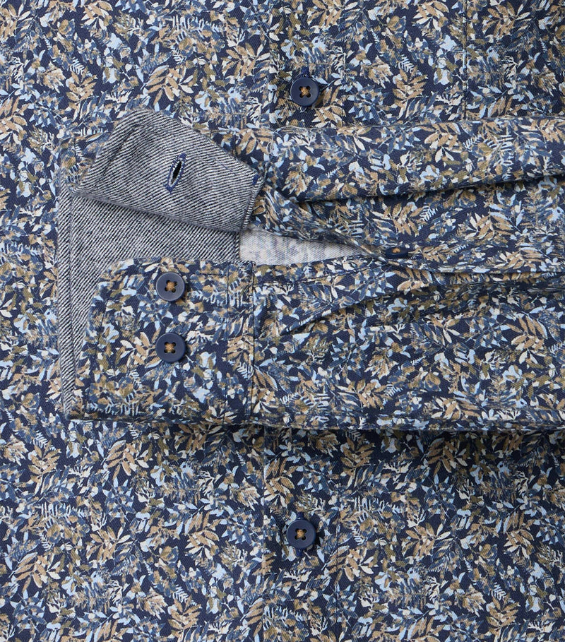 Print Comfort Buttondown Shirt - Green