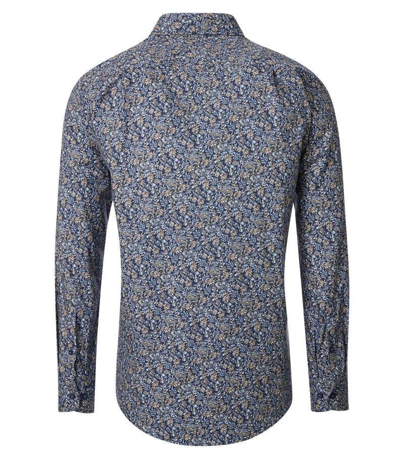 Print Comfort Buttondown Shirt - Green
