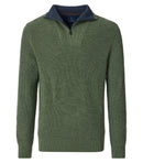 Troyer Zip Jumper - Green