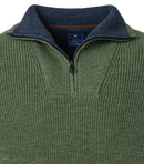 Troyer Zip Jumper - Green