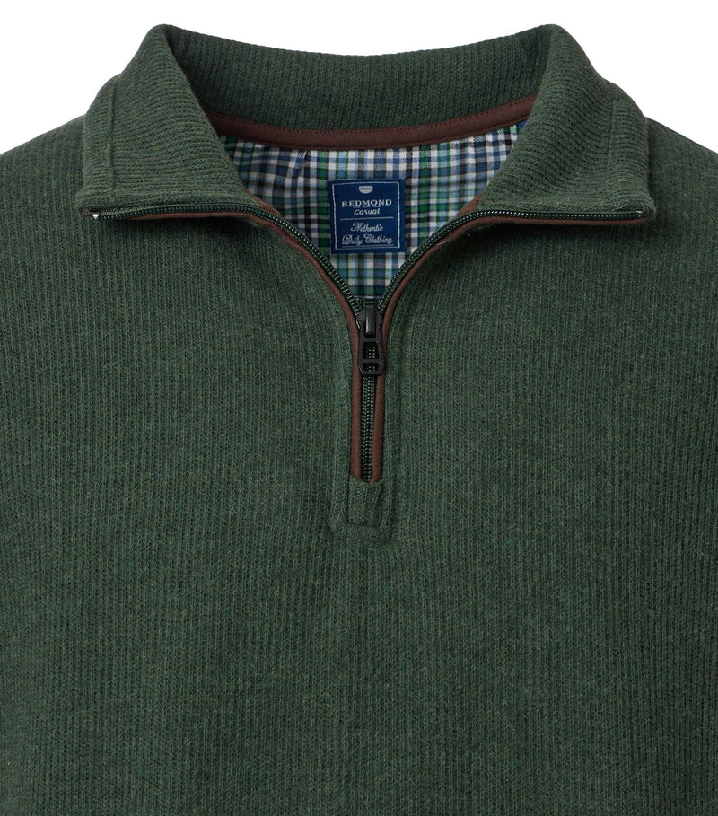 Troyer Zip Sweatshirt - Green